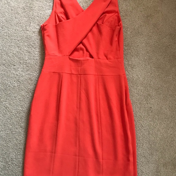 NWT Banana Republic Orange size 4 midi summer dress - Picture 4 of 7